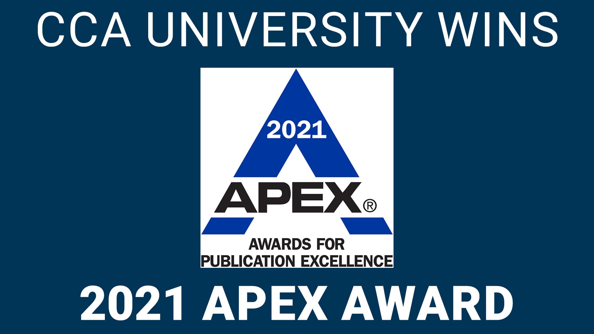 CCA Global University | Training Magazine 2021 Apex Winner